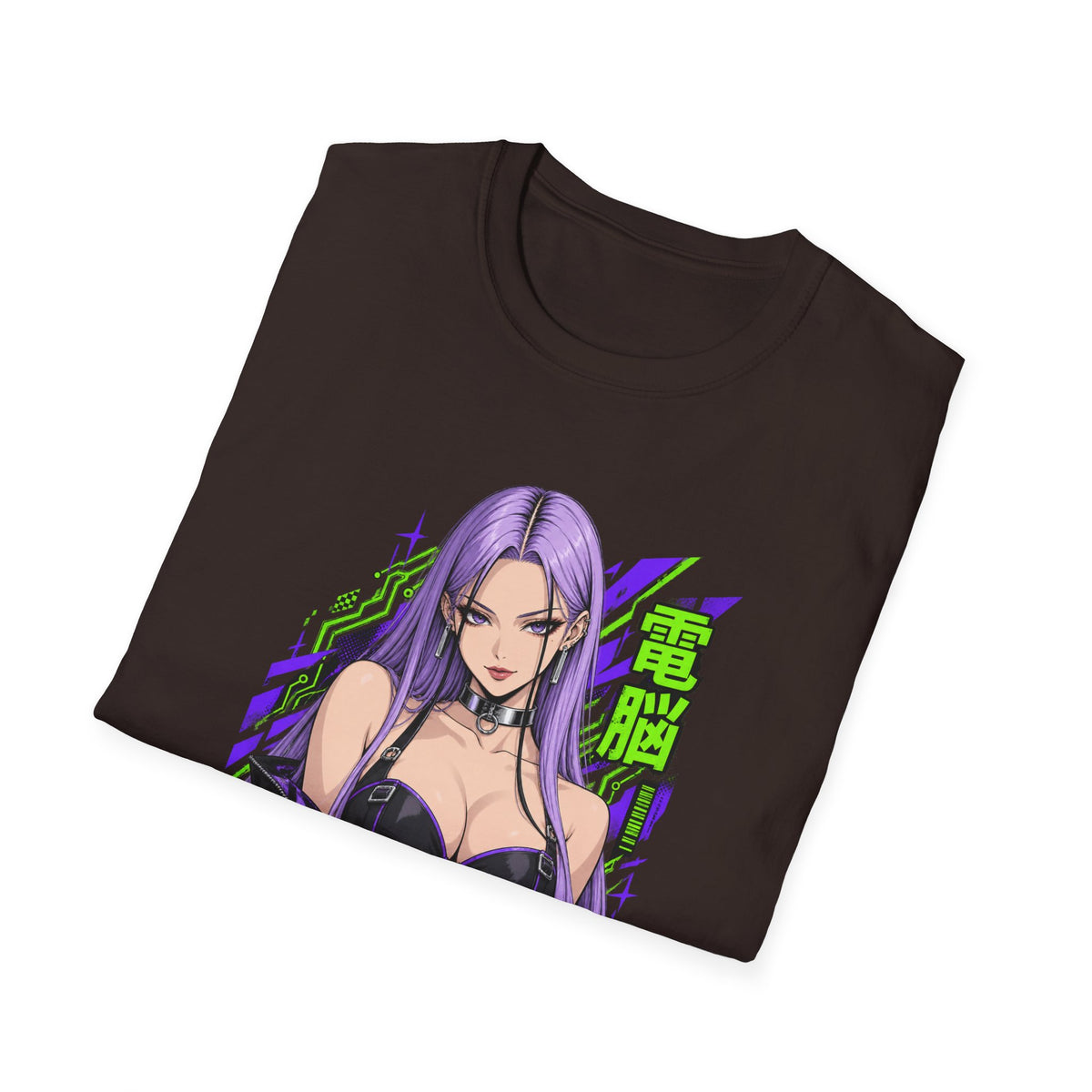 Violet | Anime Cyber Sexy Pin Up Girl T-Shirt
