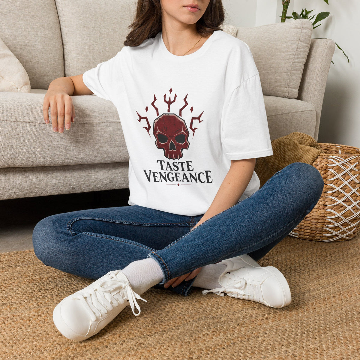 Taste Vengeance OSRS Runescape Skull T-Shirt