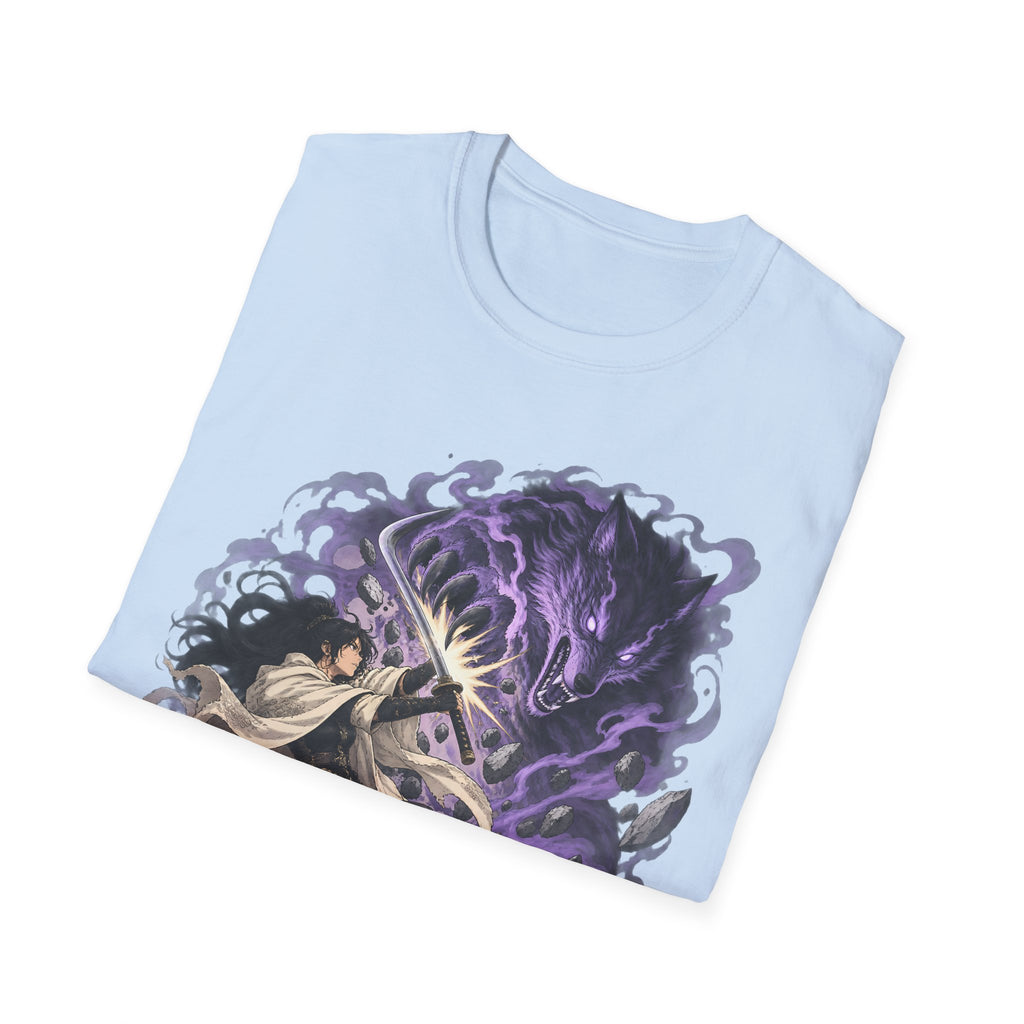Trial of the Wolf | Samurai Anime Storm Warrior T-Shirt