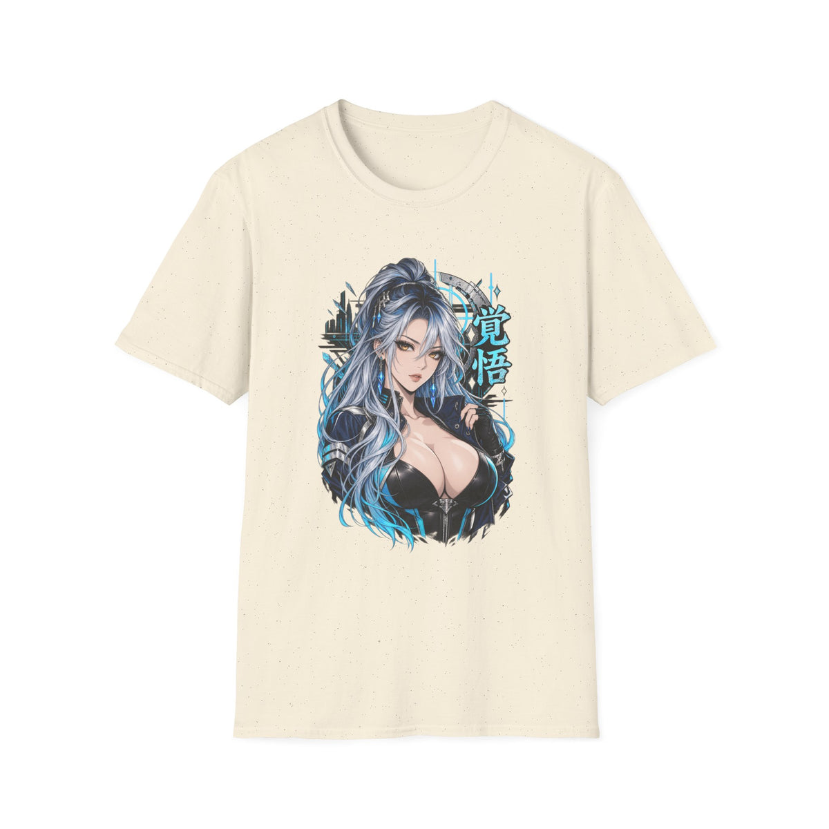 Angel | Sexy Cyberpunk Anime Sorceress Pin Up Girl | Waifu Graphic T-Shirt