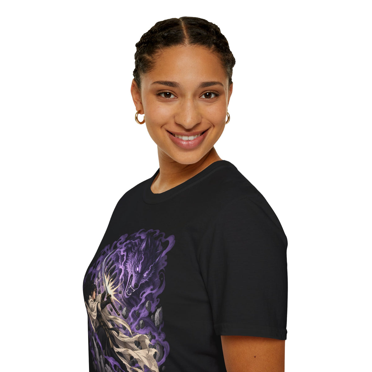 Trial of the Wolf | Samurai Anime Storm Warrior T-Shirt