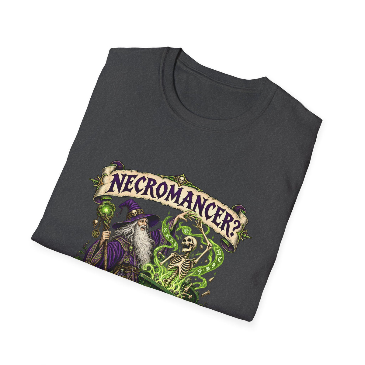 Necromancer? I Prefer People Recycler T-Shirt | Funny Gothic Halloween Tee