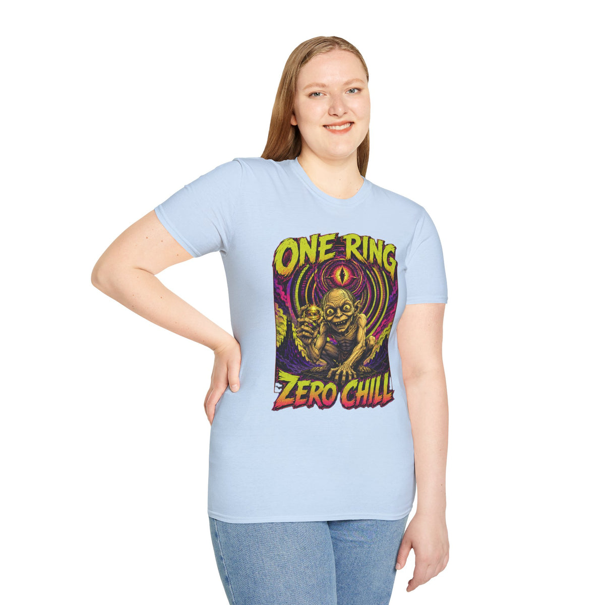 One Ring Zero Chill T-Shirt — Gollum Fantasy Horror Graphic Tee