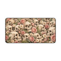 Watercolour Skull Botanicals | Romantic Floral Gothic Art