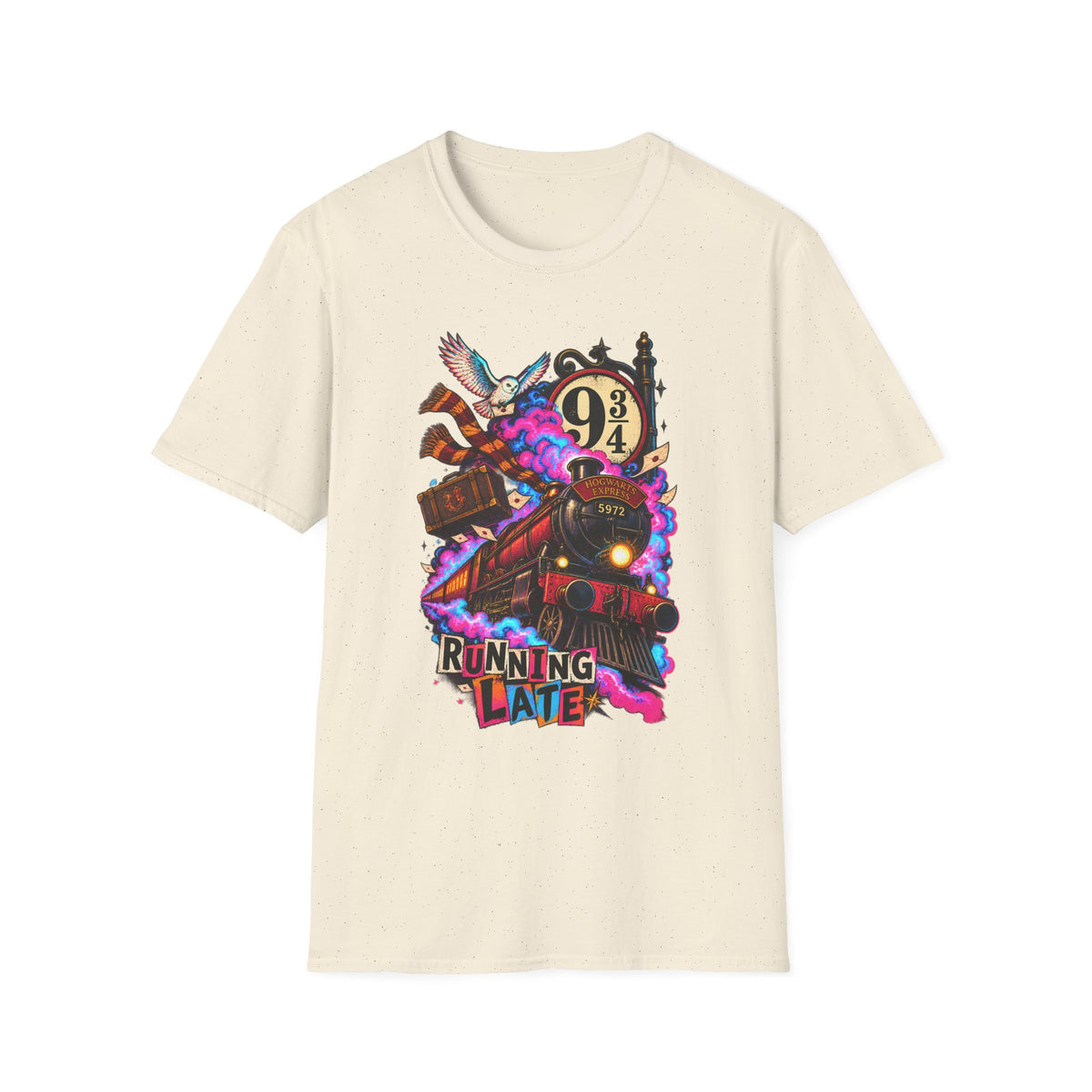 Running Late | Platform 9 and 3/4 | Harry Potter Graphic T-Shirt