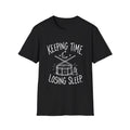 Drummer Gift | Keeping Time Losing Sleep Tee