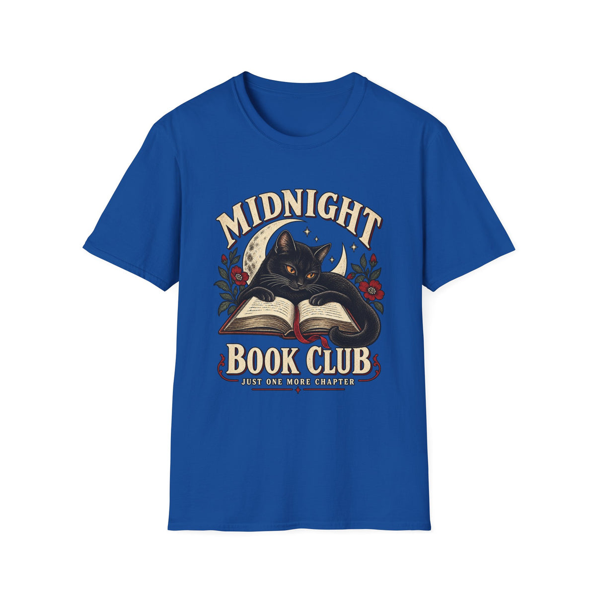 Midnight Book Club | Cute Cat Book Lover Gift T Shirt