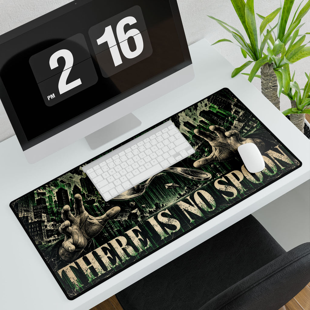 Matrix | There Is No Spoon | Gaming Desk Mat