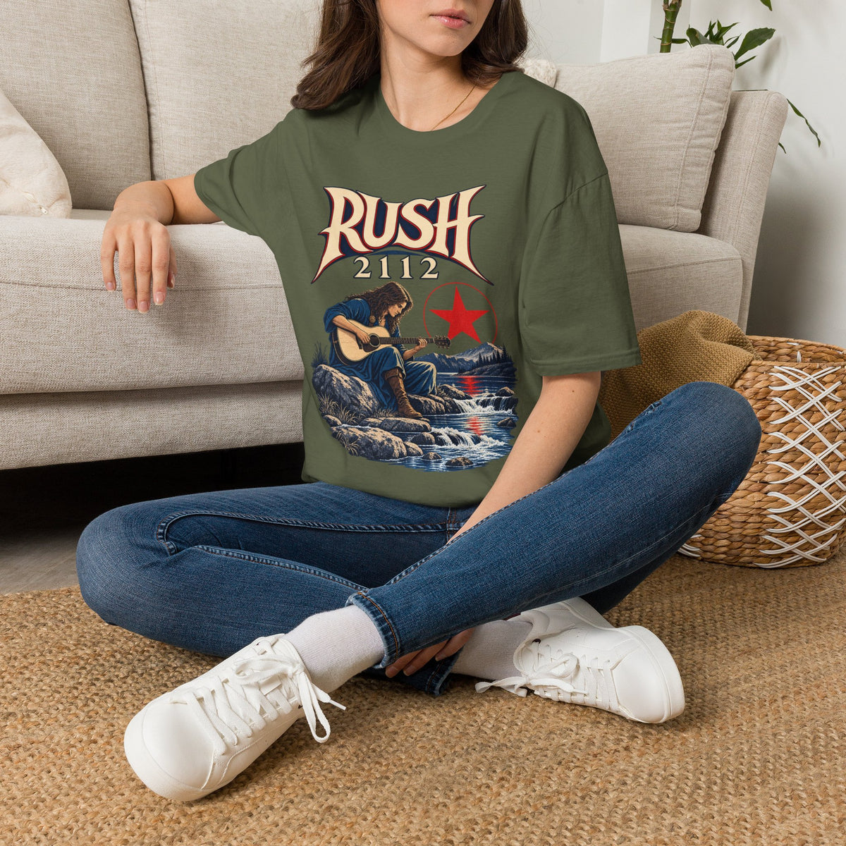 Rush | 2112 | Acoustic Guitar | Prog Band T-Shirt