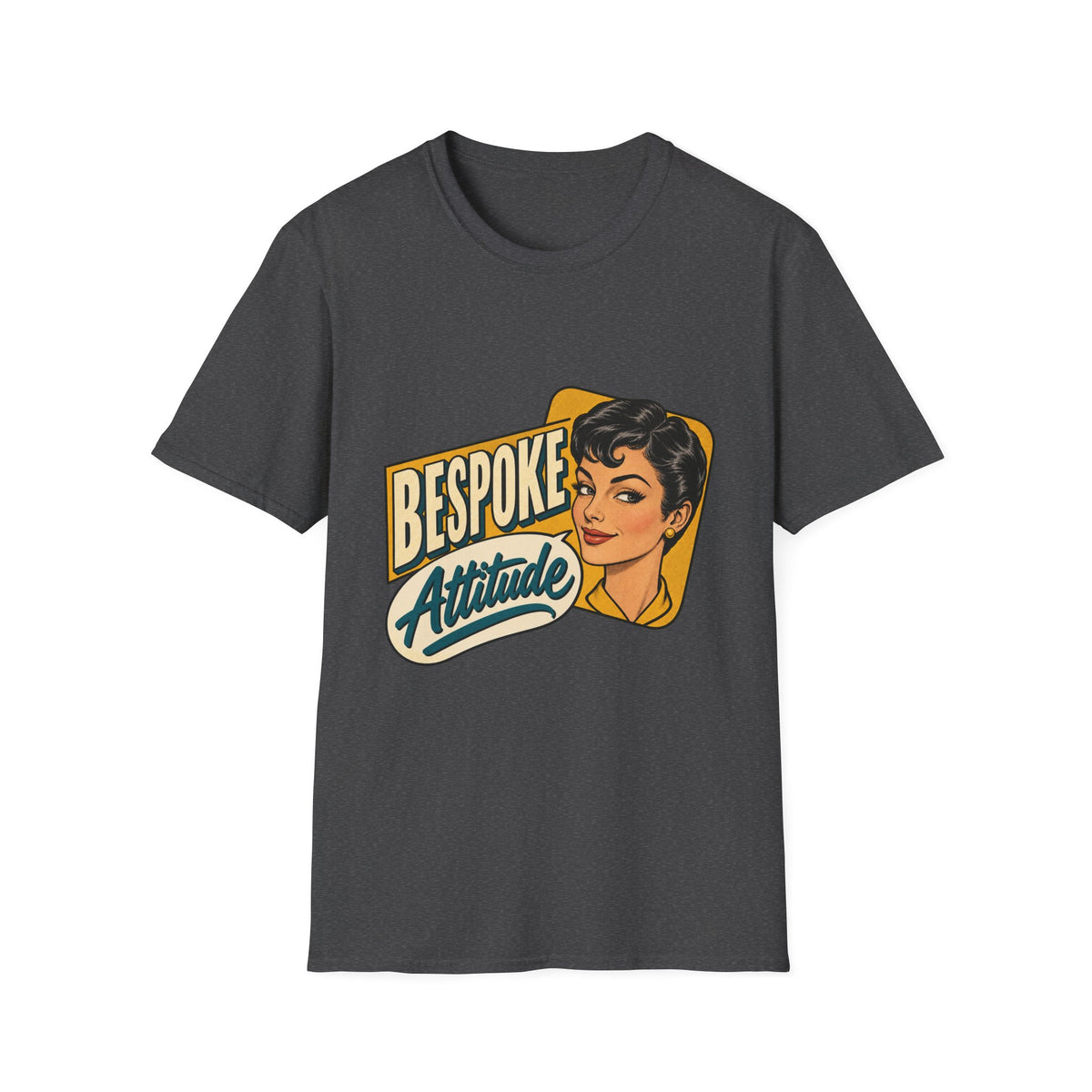 Bespoke Attitude Retro Style Graphic | Vintage 1950s Pinup Tee