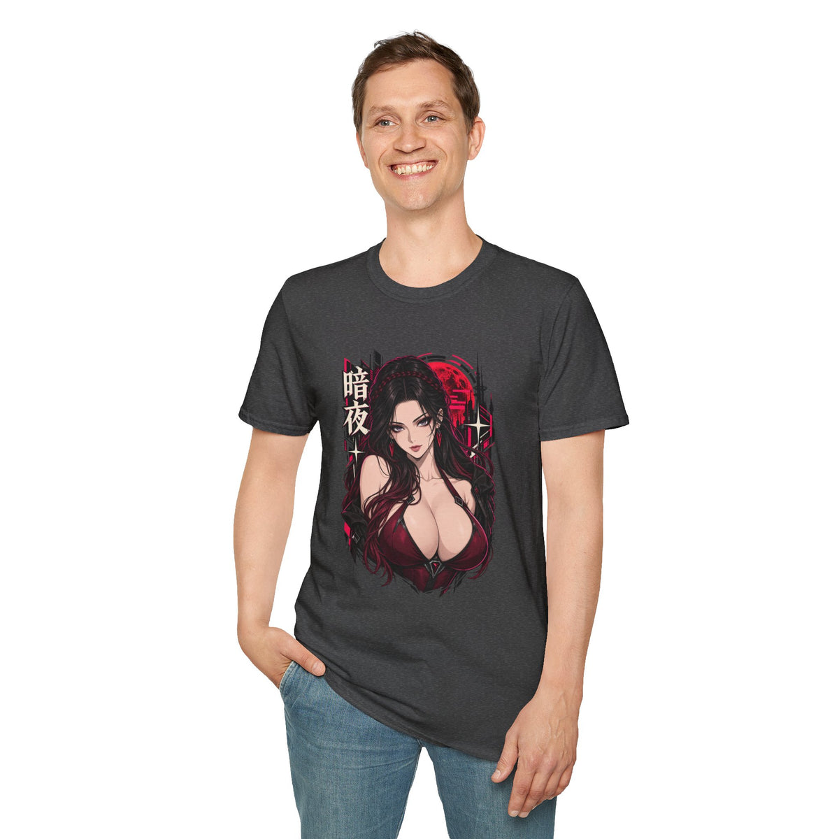 Noir | Sexy Anime Vampire Pin Up Girl | Waifu T-Shirt