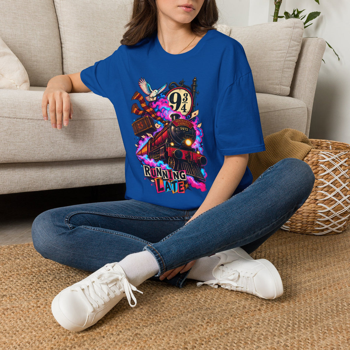 Running Late | Platform 9 and 3/4 | Harry Potter Graphic T-Shirt