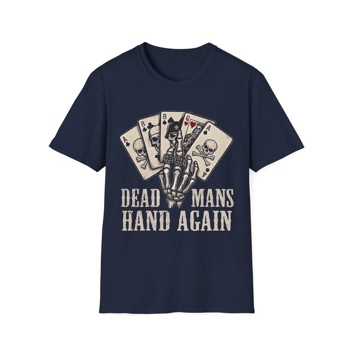 Dead Mans Hand Motorhead Inspired Poker / Gambler T Shirt