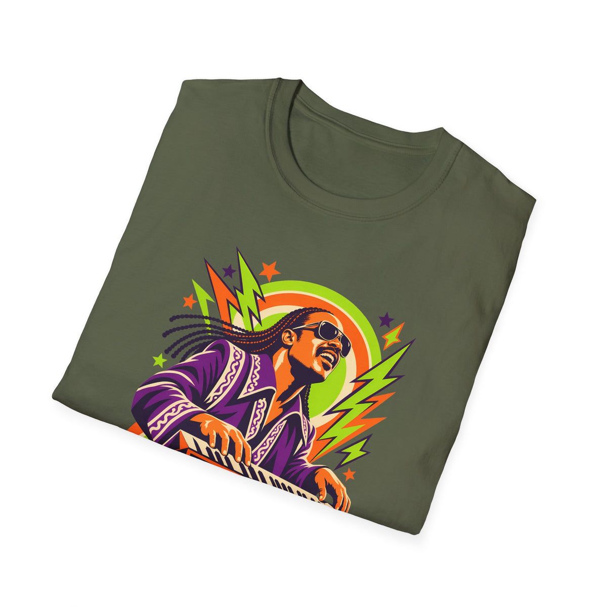 Retro Music Legend Stevie Wonder Graphic Tee