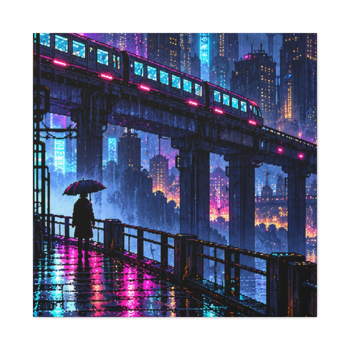 Stretched Matte Canvas Print — 1.25" Depth (Custom Design)