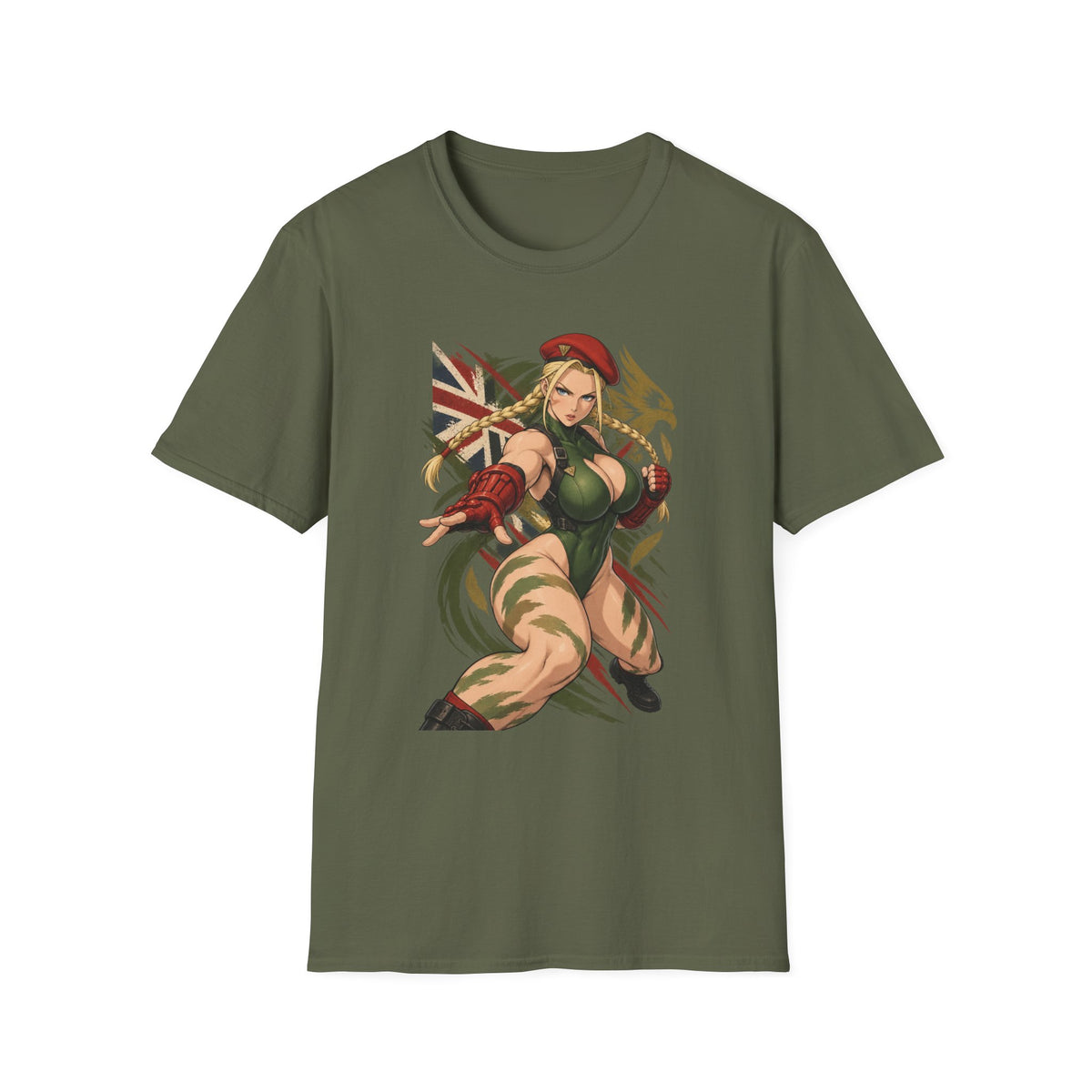 Street Fighter Cammy | Sexy Pin Up Style Graphic Cammy Shirt