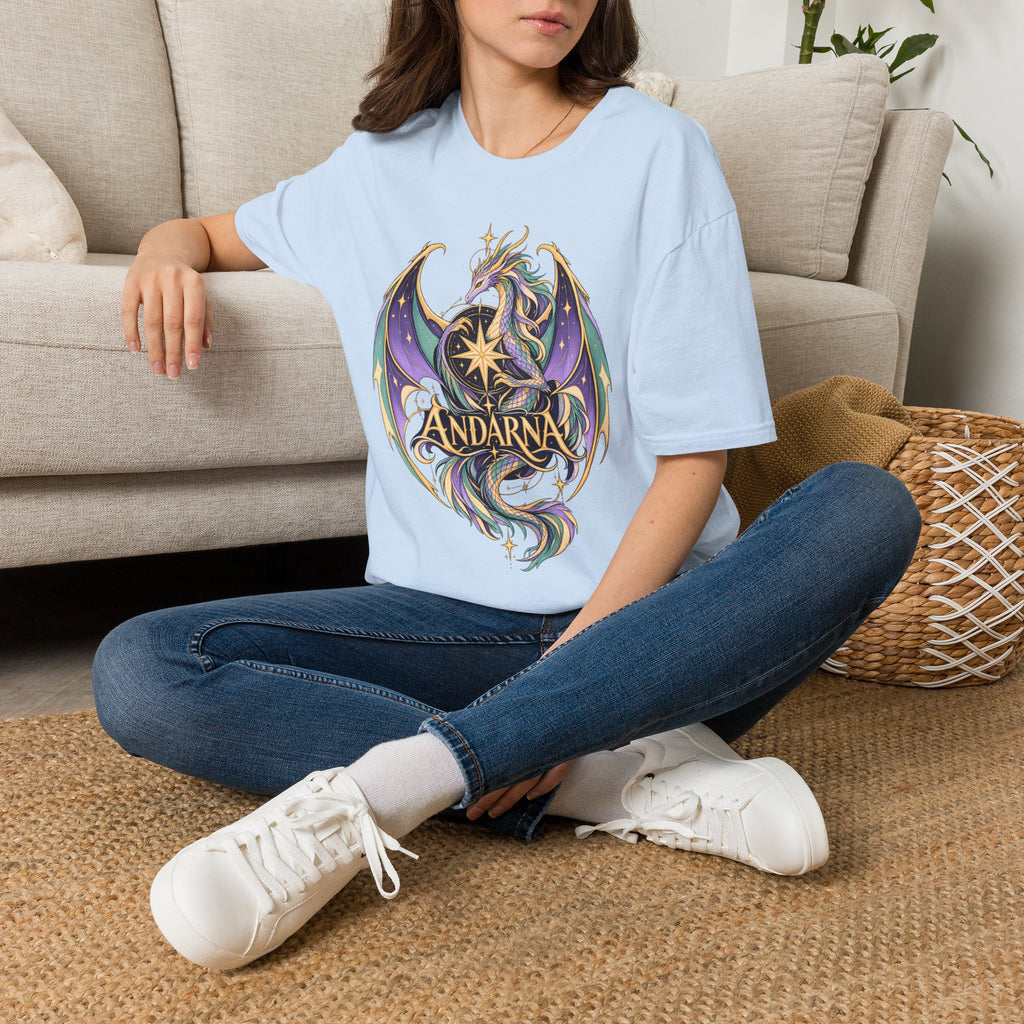 Andarna | Onyx Storm Dragon Graphic T-Shirt | Book Inspired