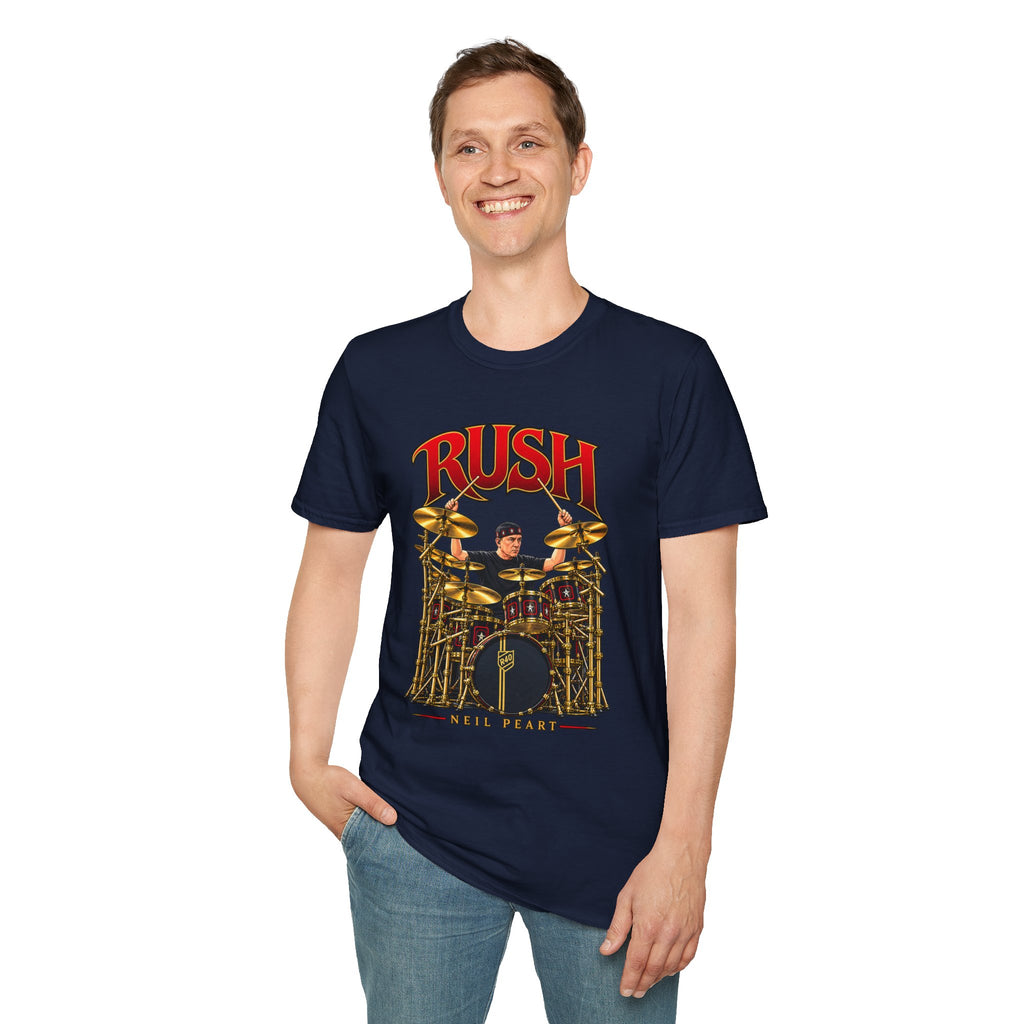 Rush | Neil Peart Drum Solo | Prog Rock Drummer Graphic T-Shirt