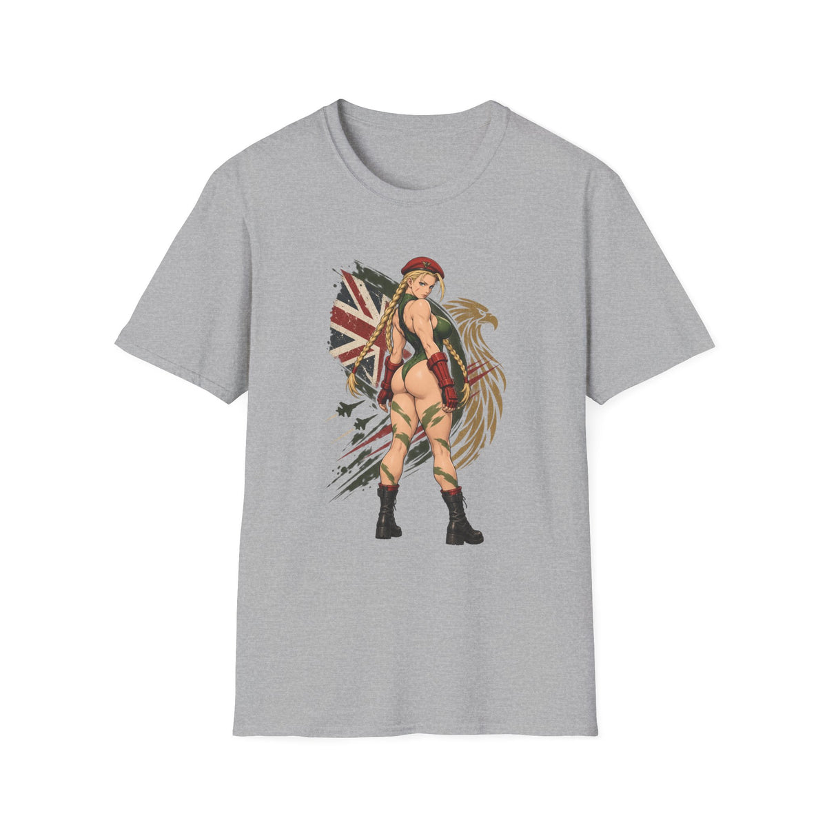 Cammy Street Fighter | Sexy Cammy Pin Up Girl Graphic T Shirt
