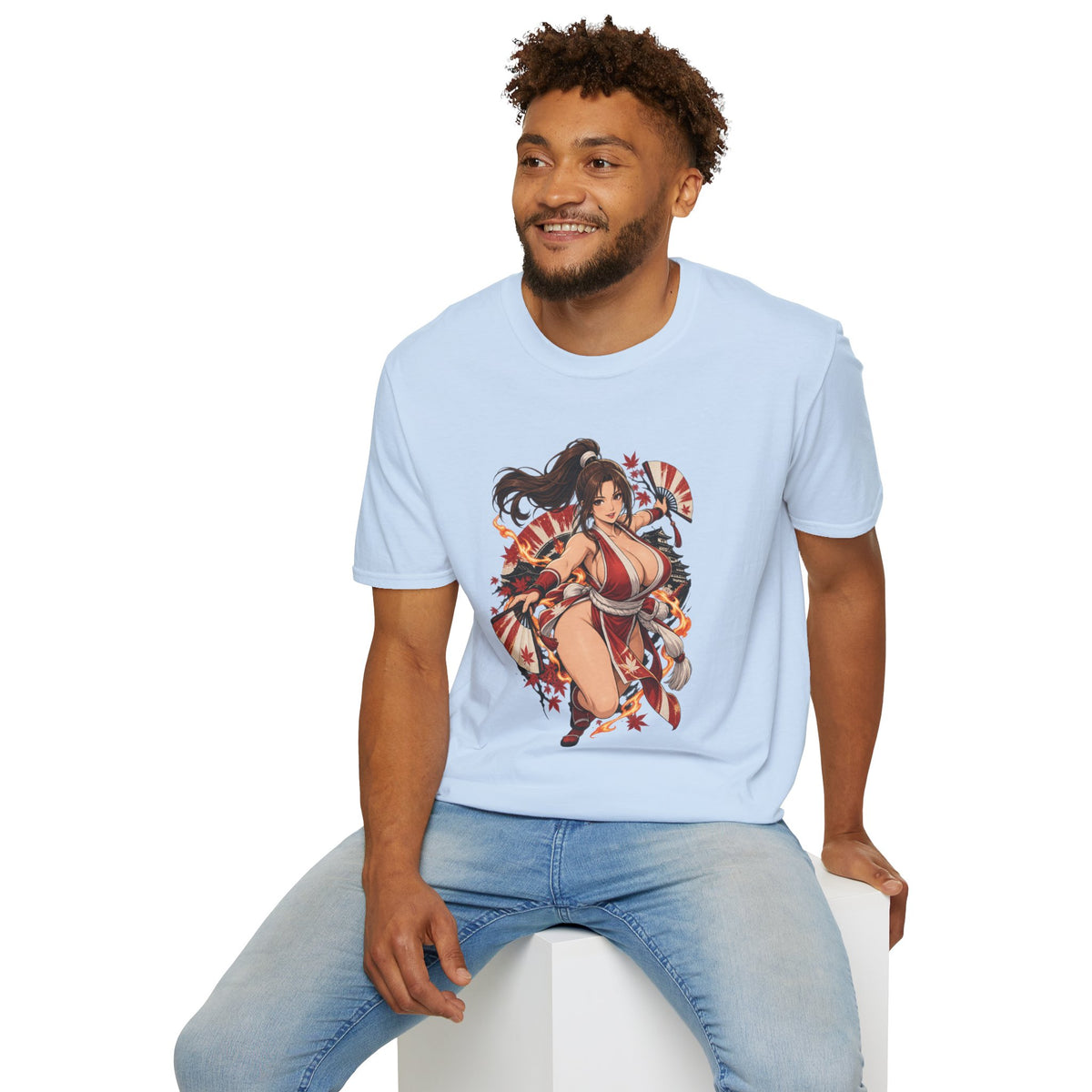 Mai Shiranui | Fatal Fury | Anime Style Pin up Girl Warrior T-Shirt
