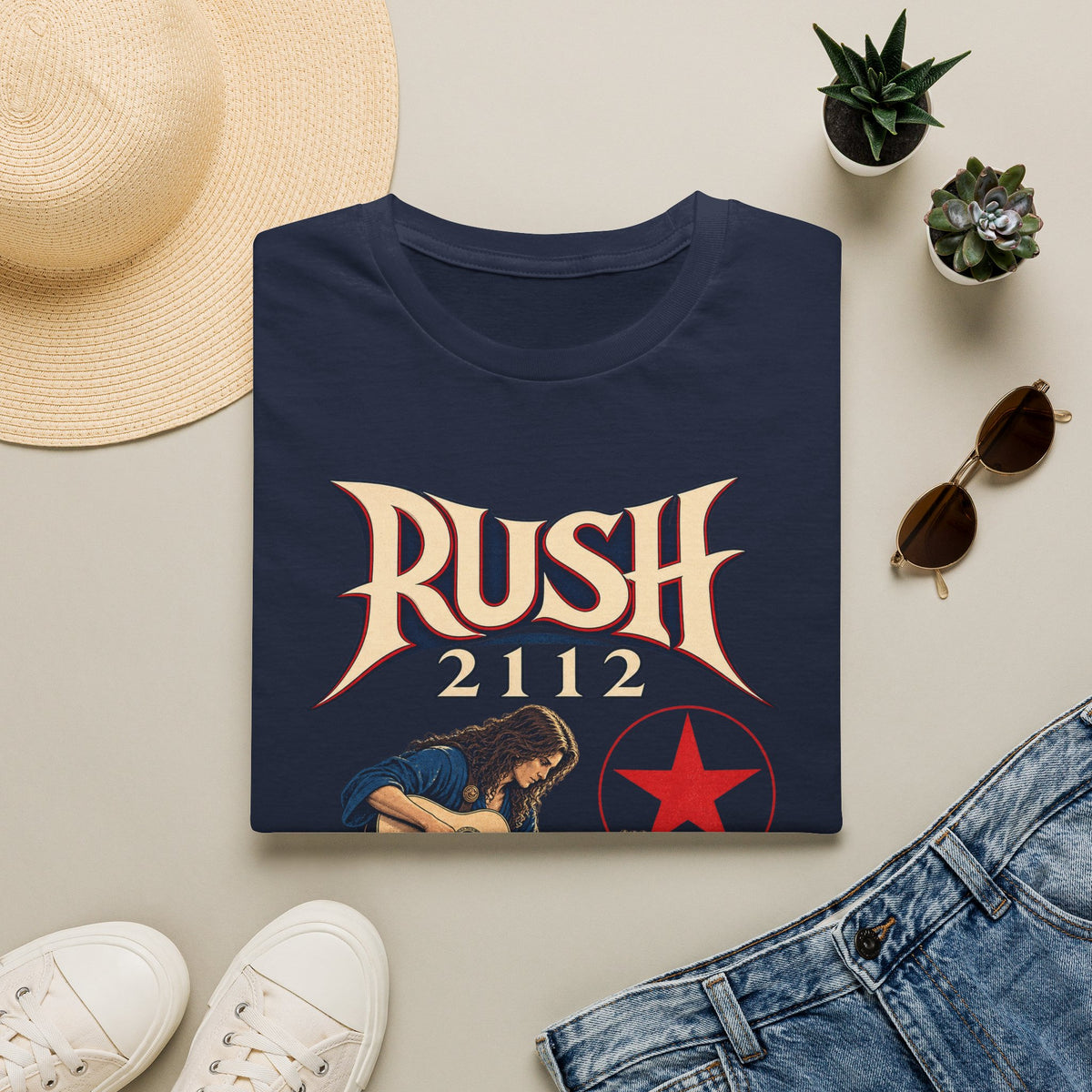 Rush | 2112 | Acoustic Guitar | Prog Band T-Shirt