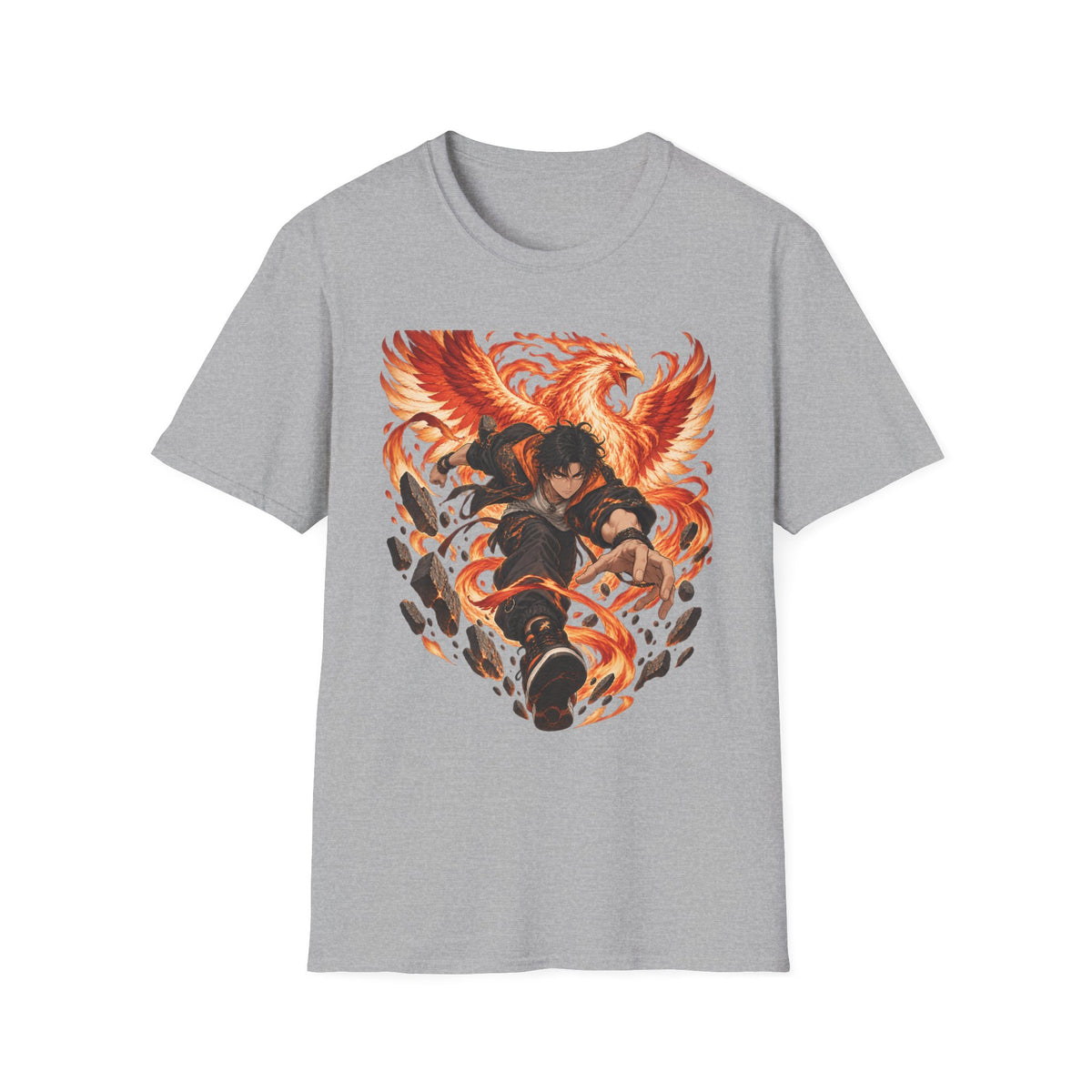 The Phoenix Warrior | Japanese Style | Anime Ninja T Shirt