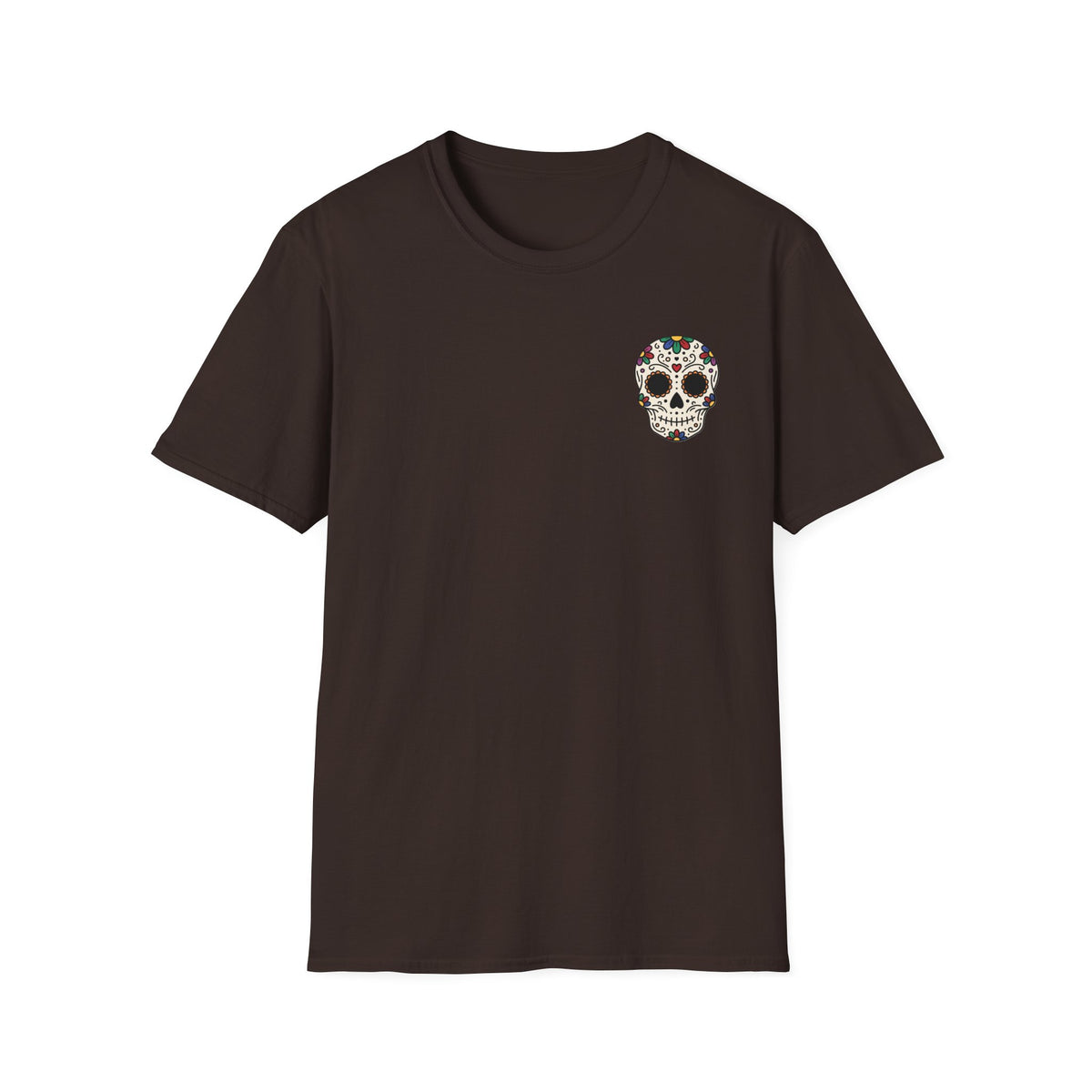 Sugar Skull | Colourful | Day of the Dead |  Floral Skull Tee