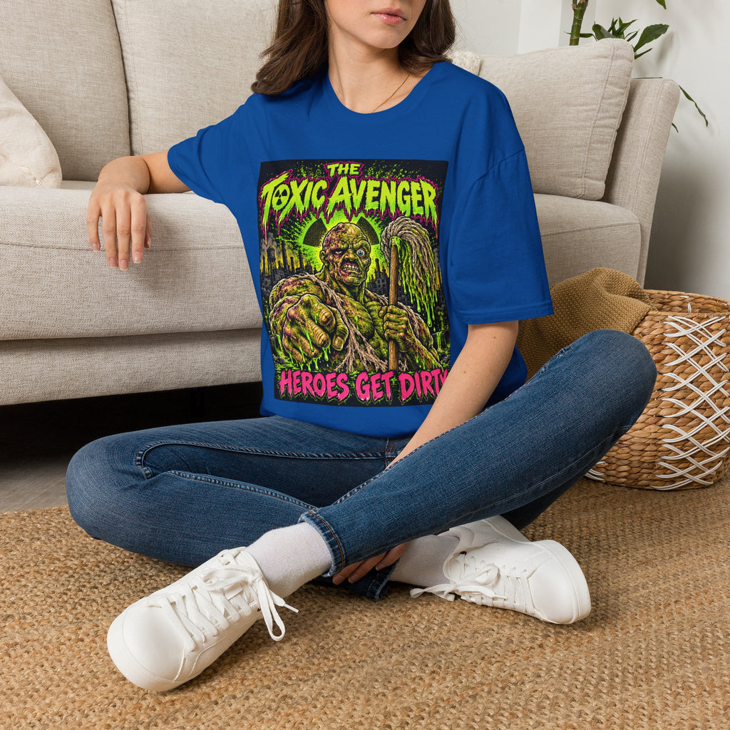 T-Shirt — The Toxic Avenger Graphic Tee (“Heroes Get Dirty”)