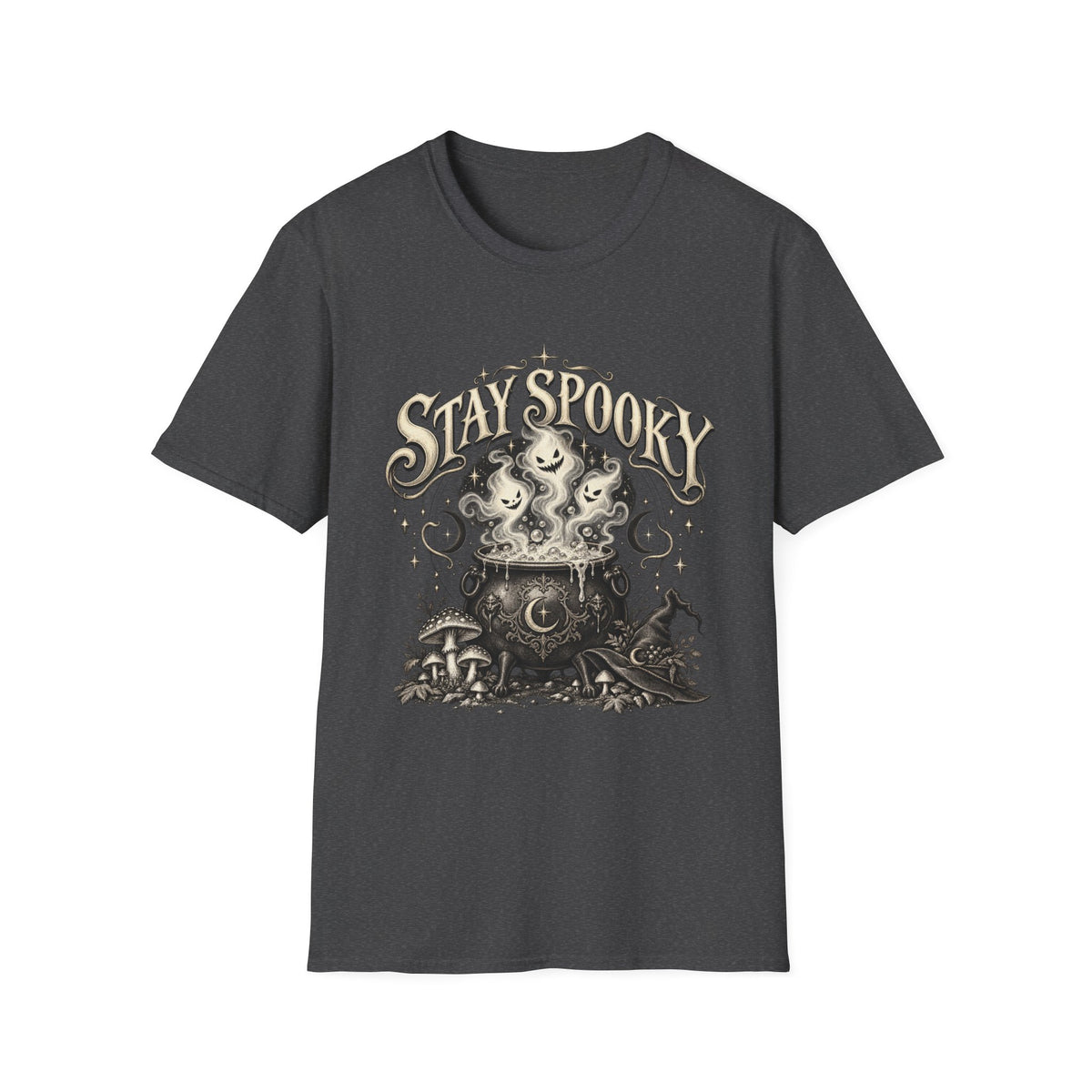 Stay Spooky | Vintage Halloween Ghost Cauldron Tee