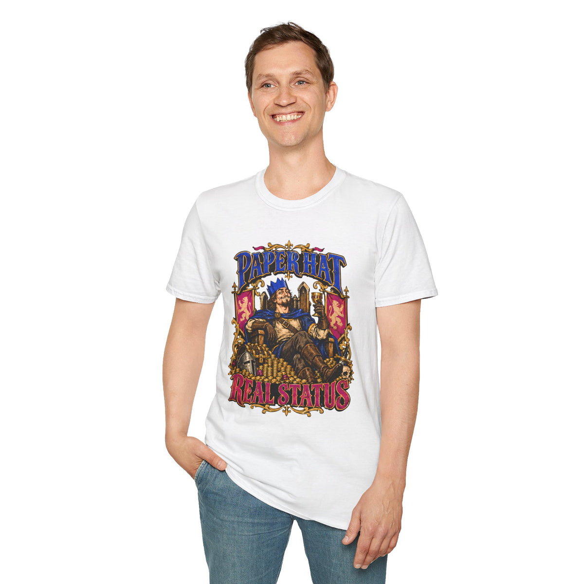 Blue Party Hat Tee OSRS / Runescape Inspired T-Shirt