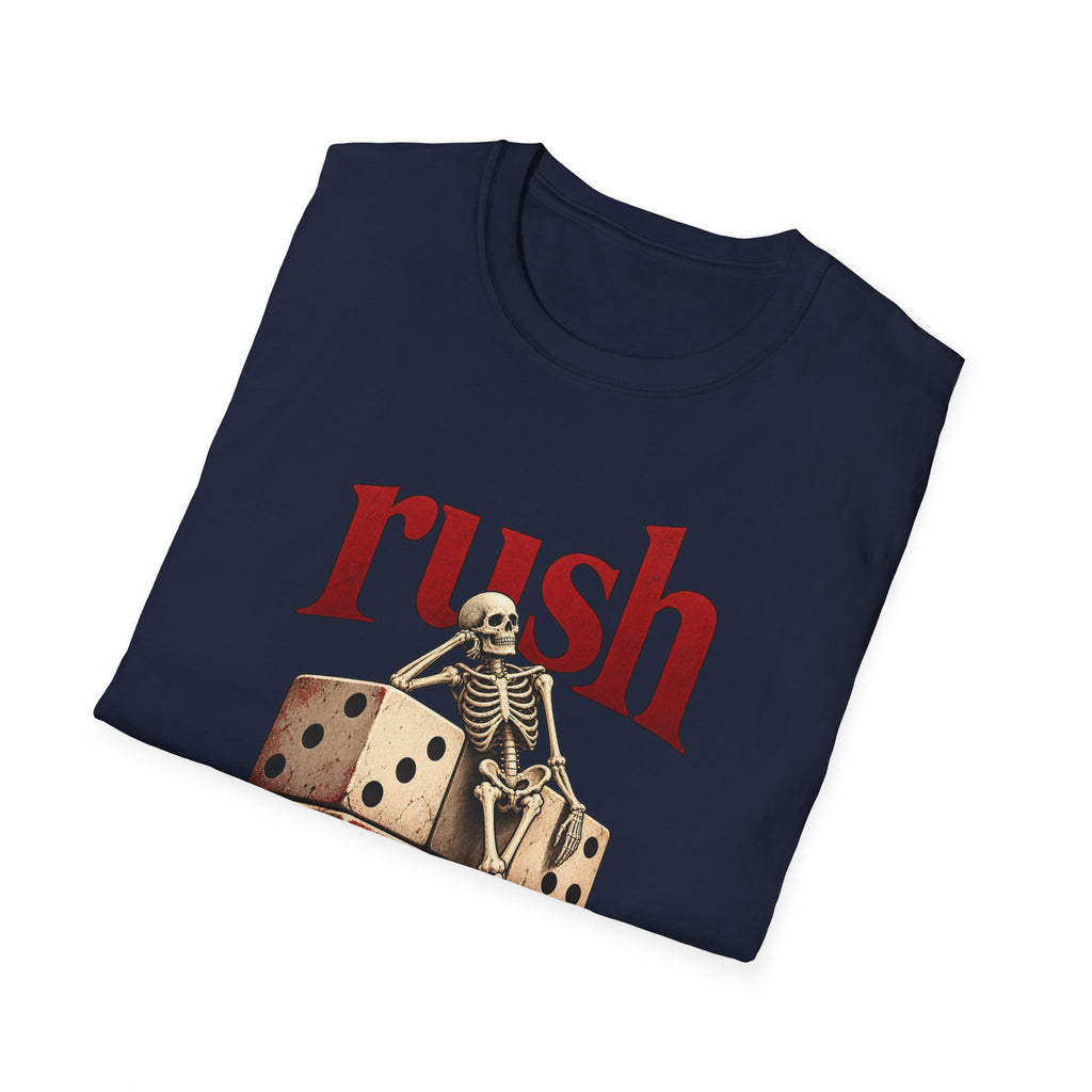 Rush | Roll the Bones | Dice Skeleton Prog Band T-Shirt