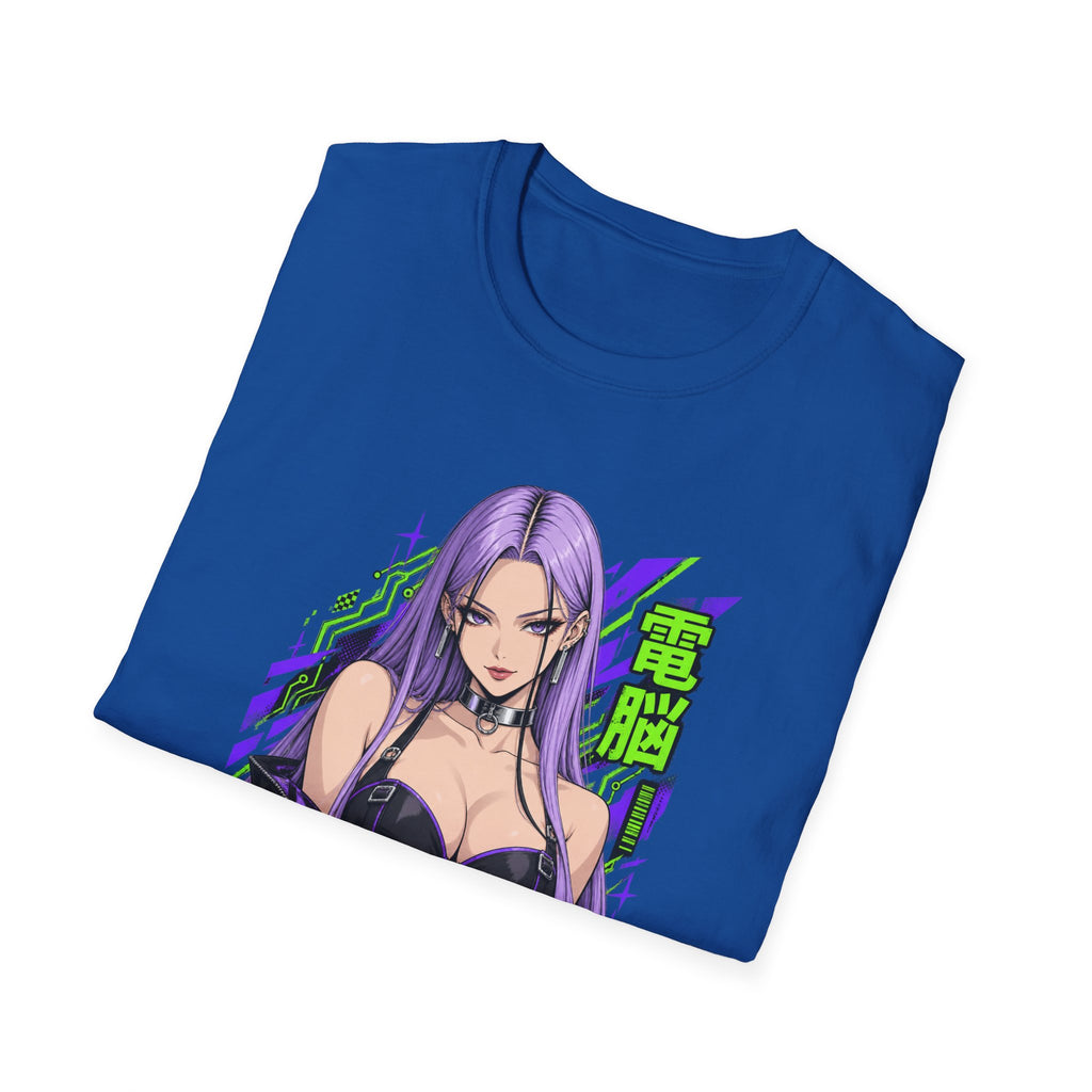 Violet | Anime Cyber Sexy Pin Up Girl T-Shirt
