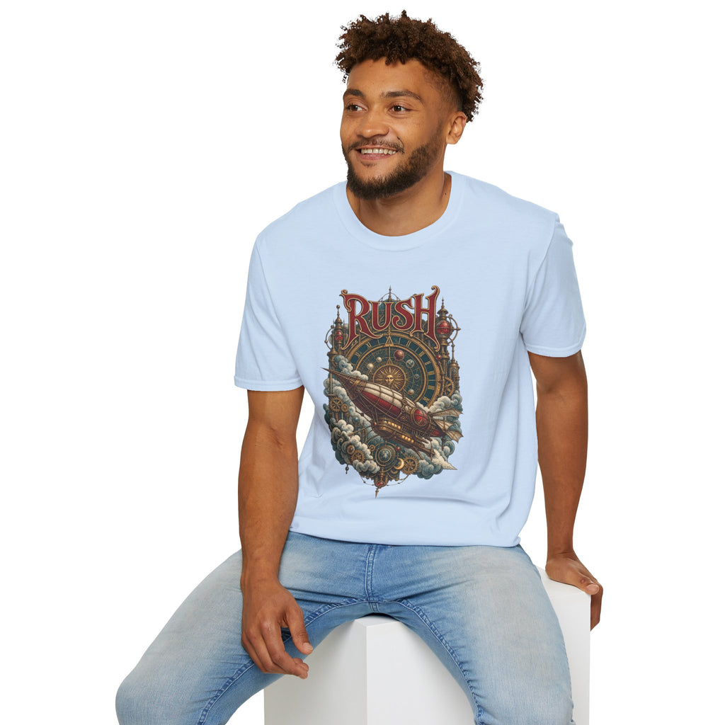 Rush | Clockwork Flight | Prog Band Airship T-Shirt