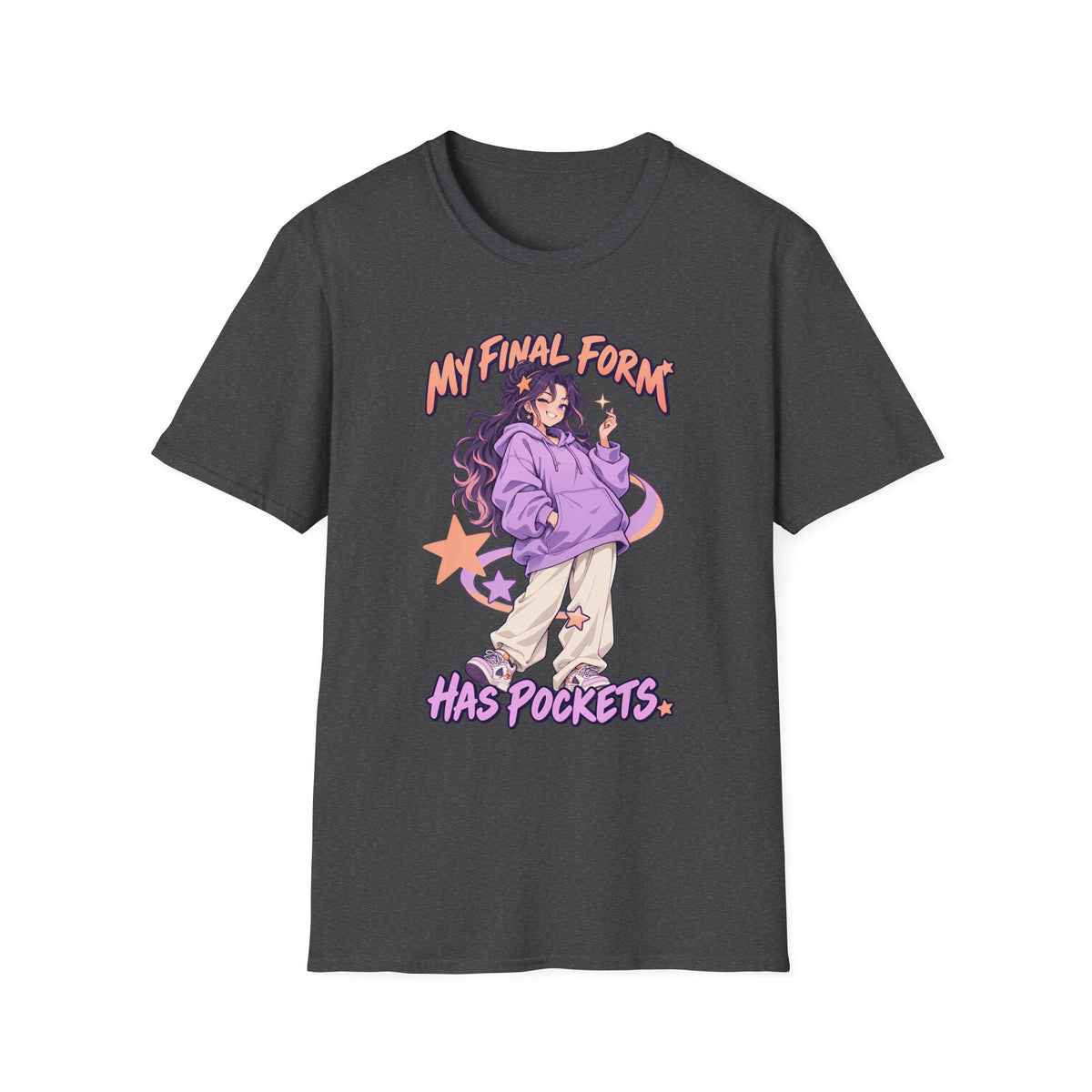 My Final Form Has Pockets | Cute Anime Girl Graphic Tee