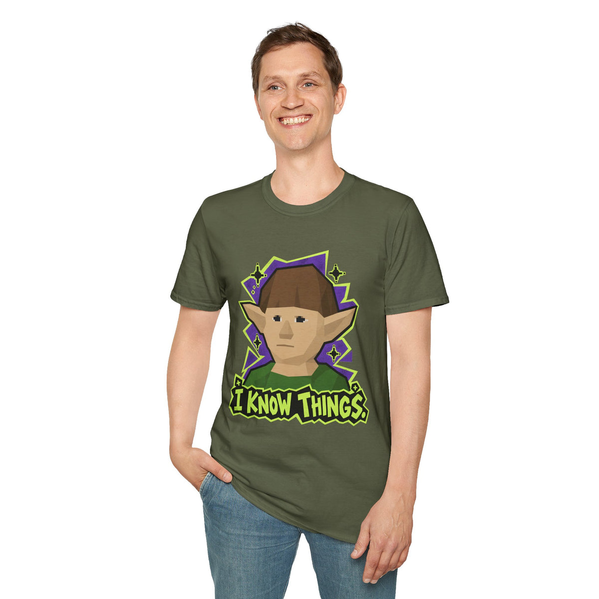 Gnome Child - "I know things" Runescape Inspired T-Shirt