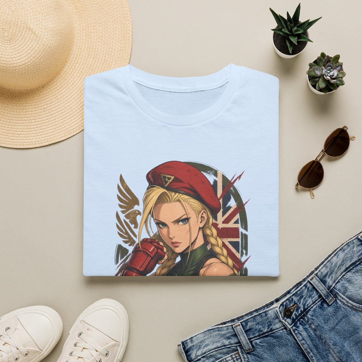 Cammy | Street fighter Sexy  Pin Up Style Graphic T Shirt