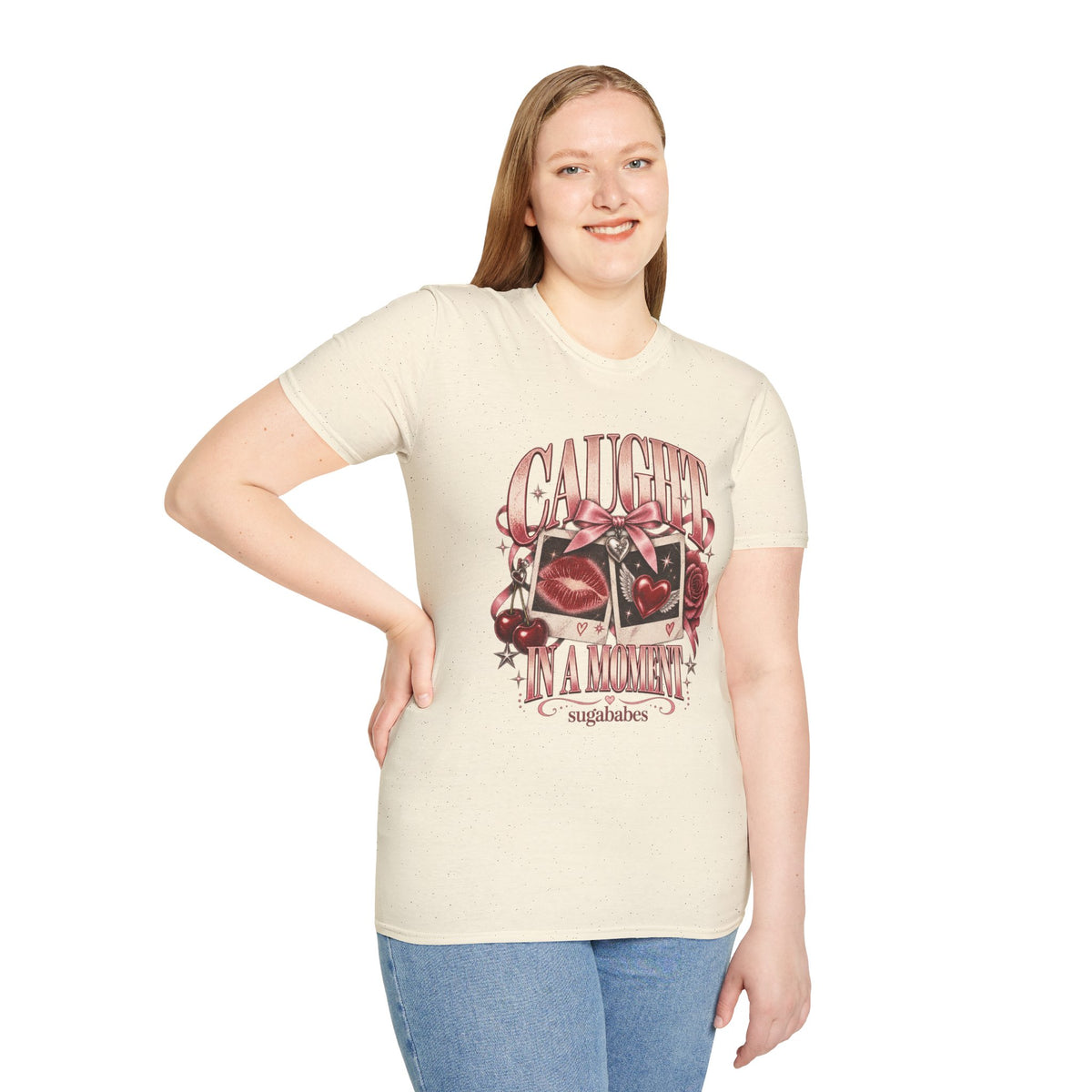 Caught In A Moment | Sugababes | Vintage Heart Polaroid Graphic Tee