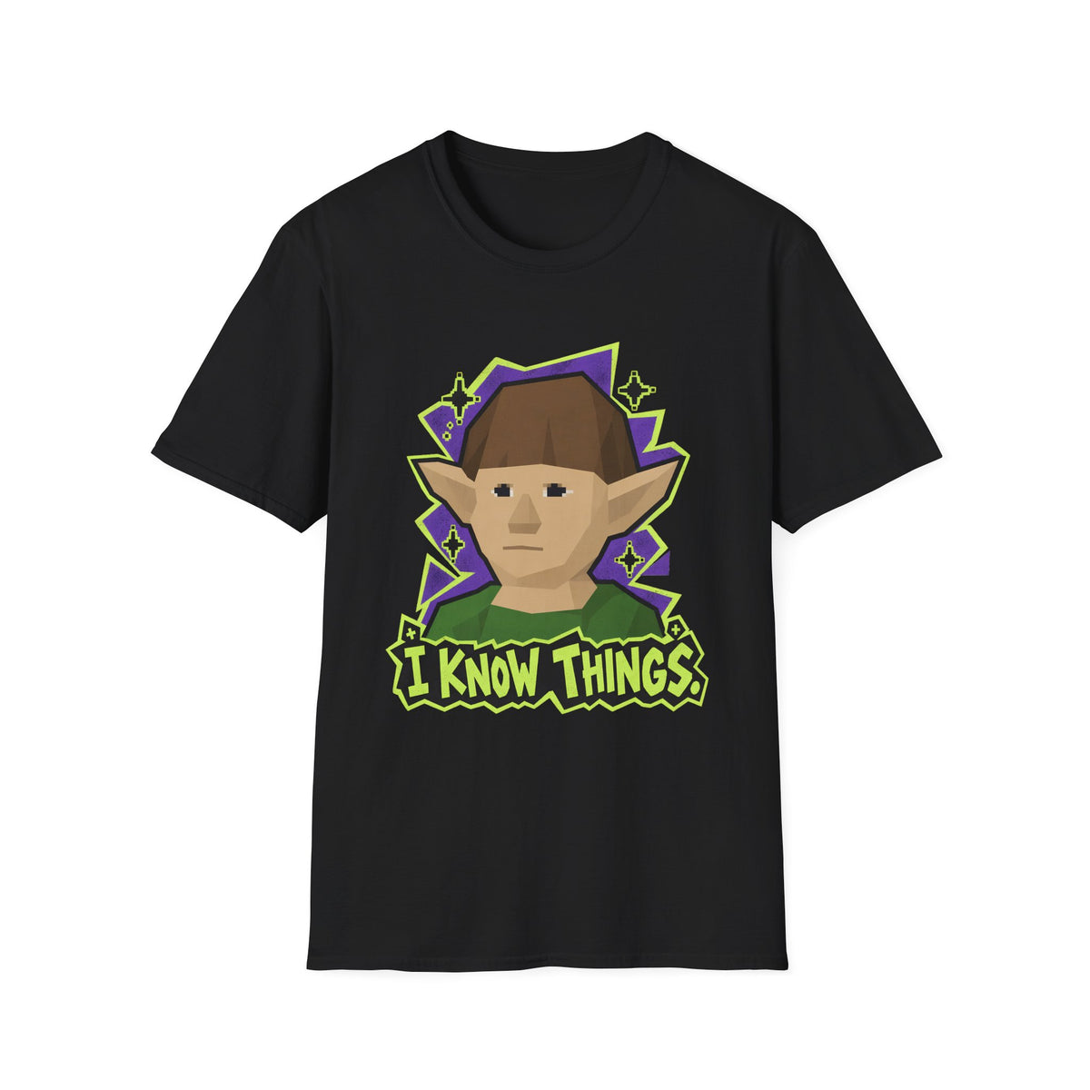 Gnome Child - "I know things" Runescape Inspired T-Shirt