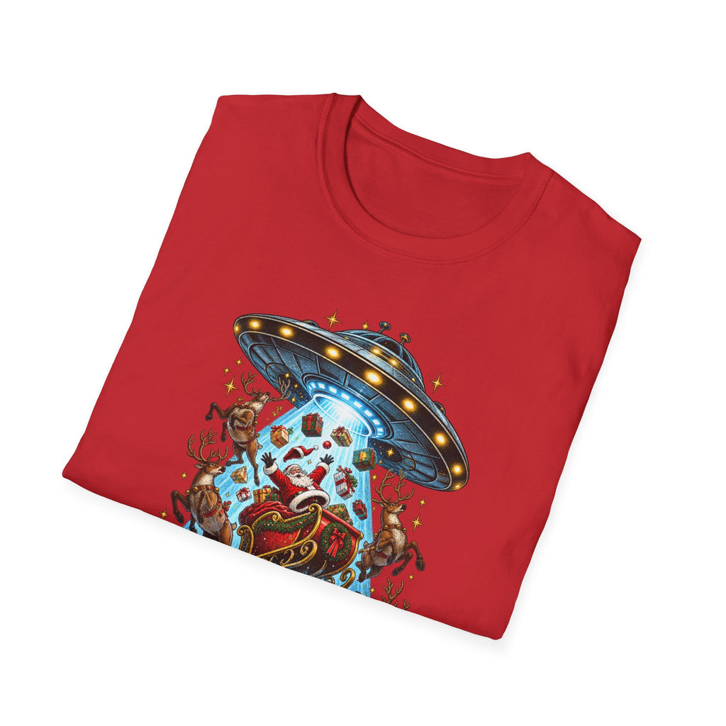 UFO Christmas | Season’s Greetings Earthlings UFO Christmas T-Shirt
