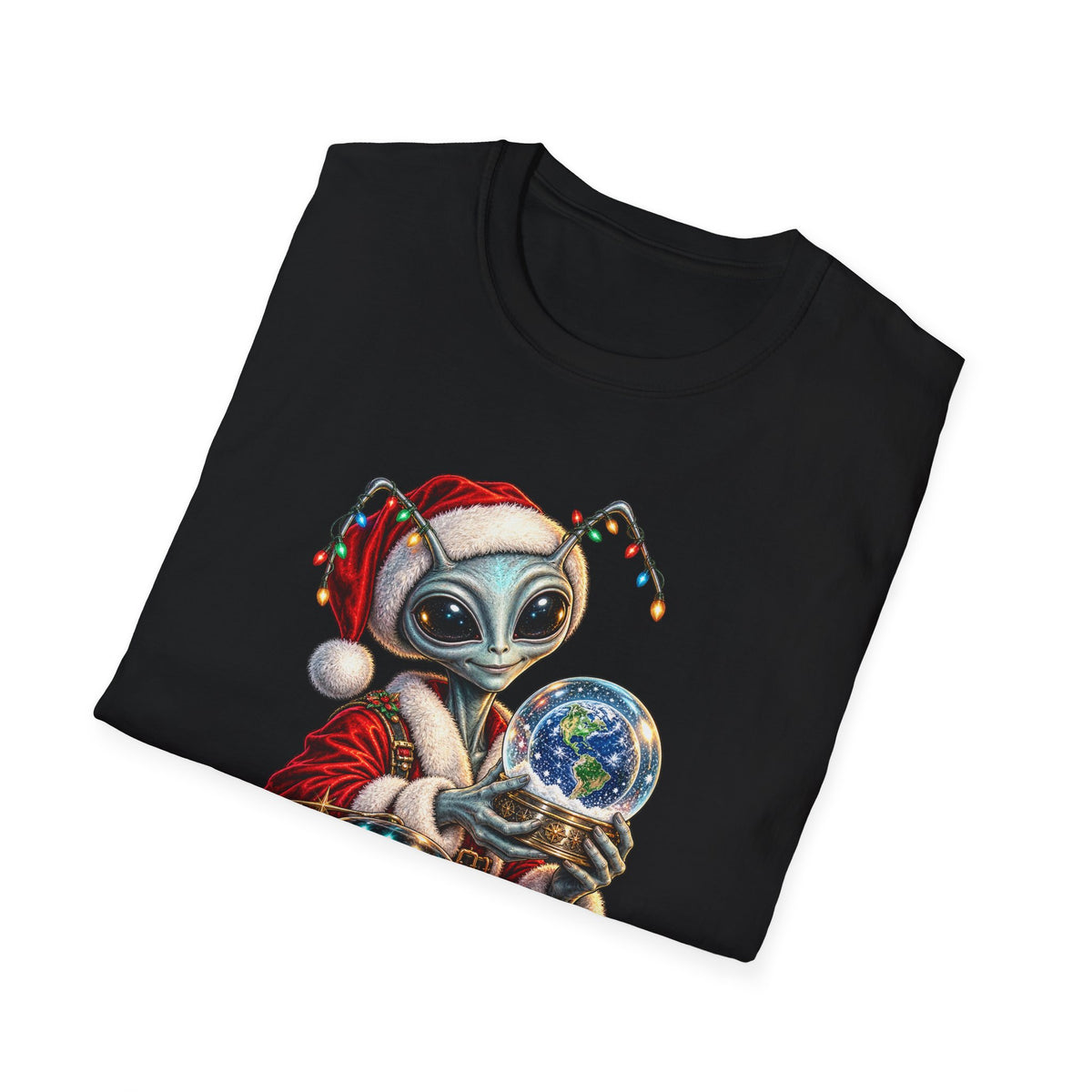 Christmas Alien T-Shirt | Season’s Greetings Earthlings Holiday Tee