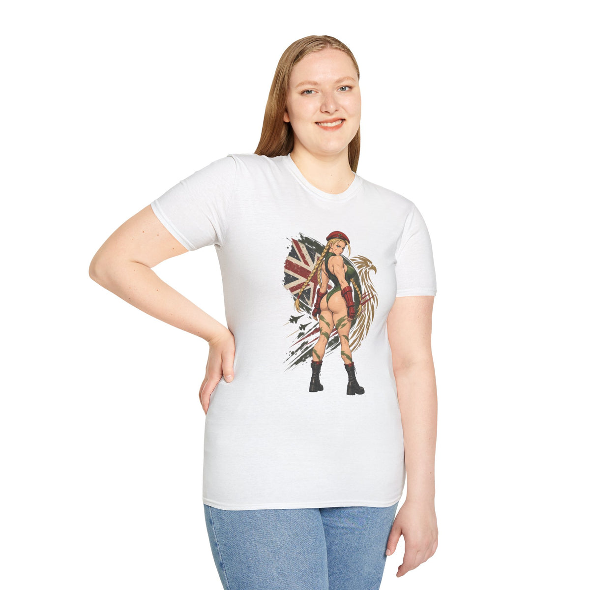 Cammy Street Fighter | Sexy Cammy Pin Up Girl Graphic T Shirt