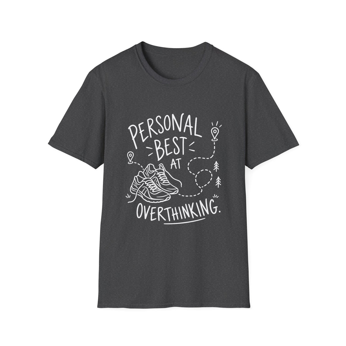 Runner Gift | Personal Best at Overthinking | Graphic Tee