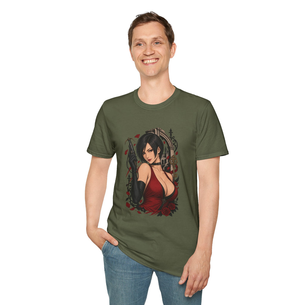 Ada Wong | Residsent Evil Gothic Anime Pin Up Girl T-Shirt