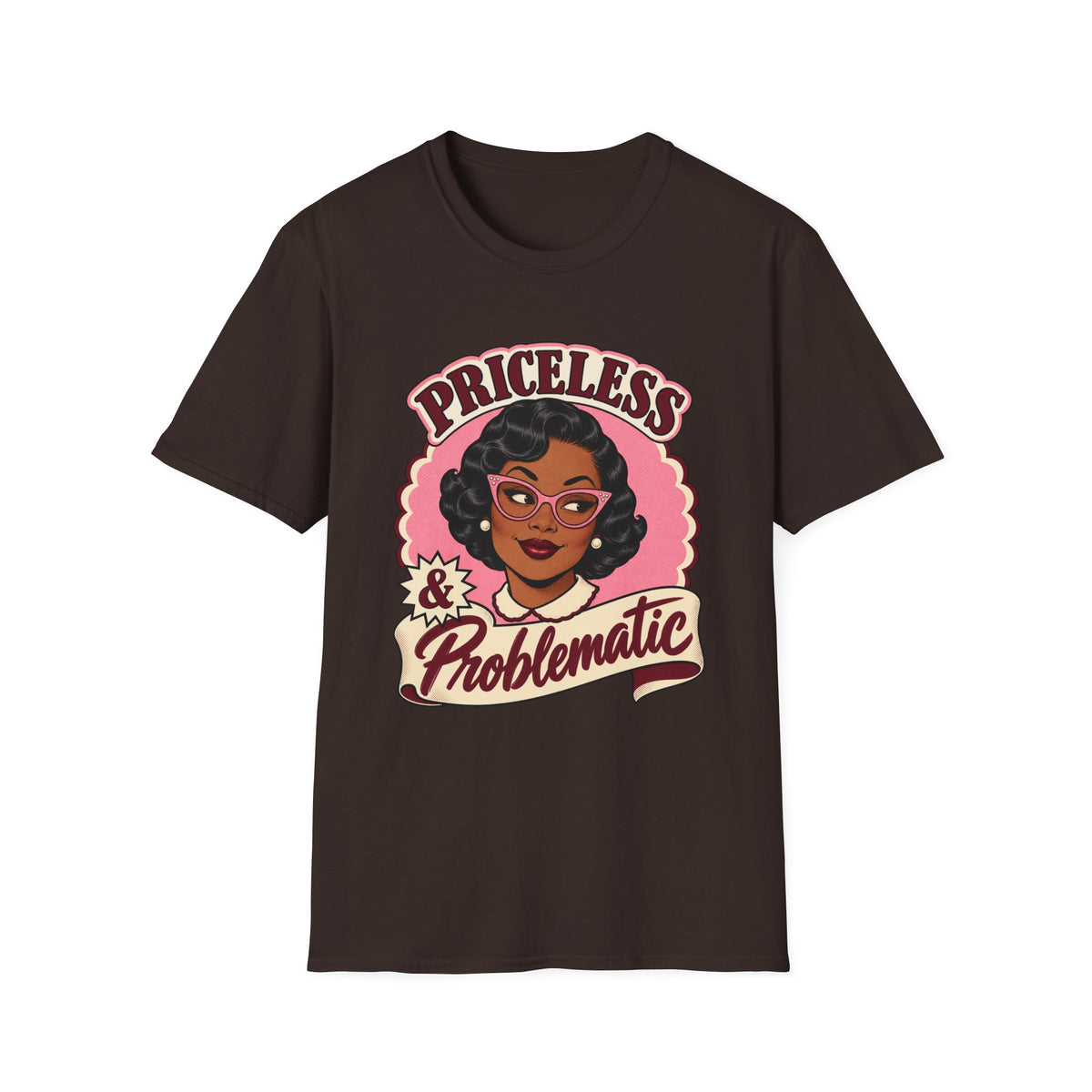Priceless & Problematic Retro Portrait Tee