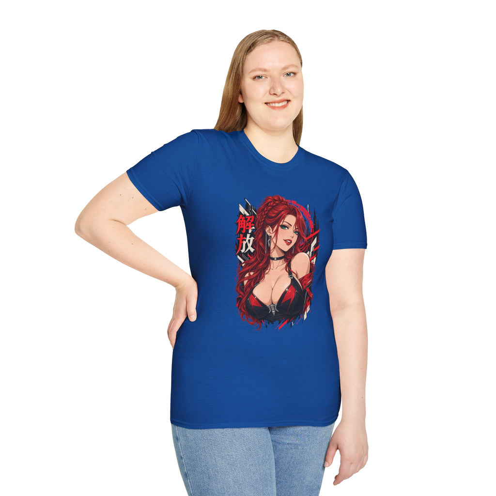 Red Widow | Sexy Anime Pin Up Girl | Waifu T-Shirt