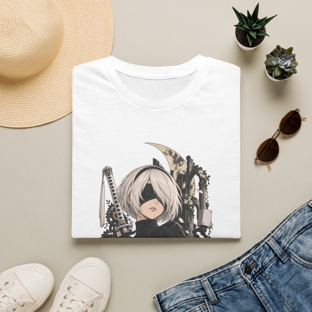 2B | Nier Automata | Anime Character Gothic T-Shirt