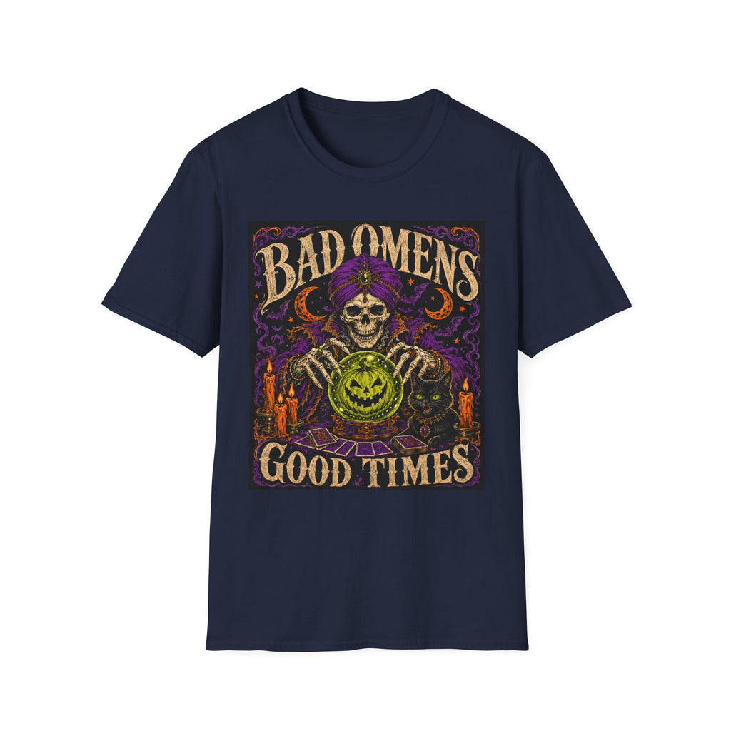 Bad Omens Skull T-Shirt — Retro Gothic Halloween Tee