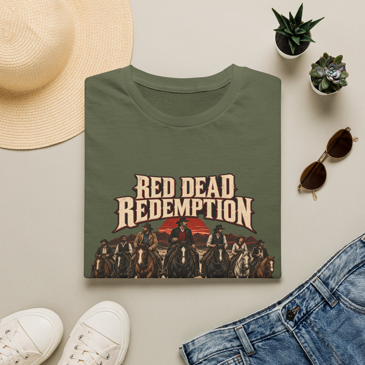 Red Dead Redemption | The Gang | Western Graphic T-Shirt
