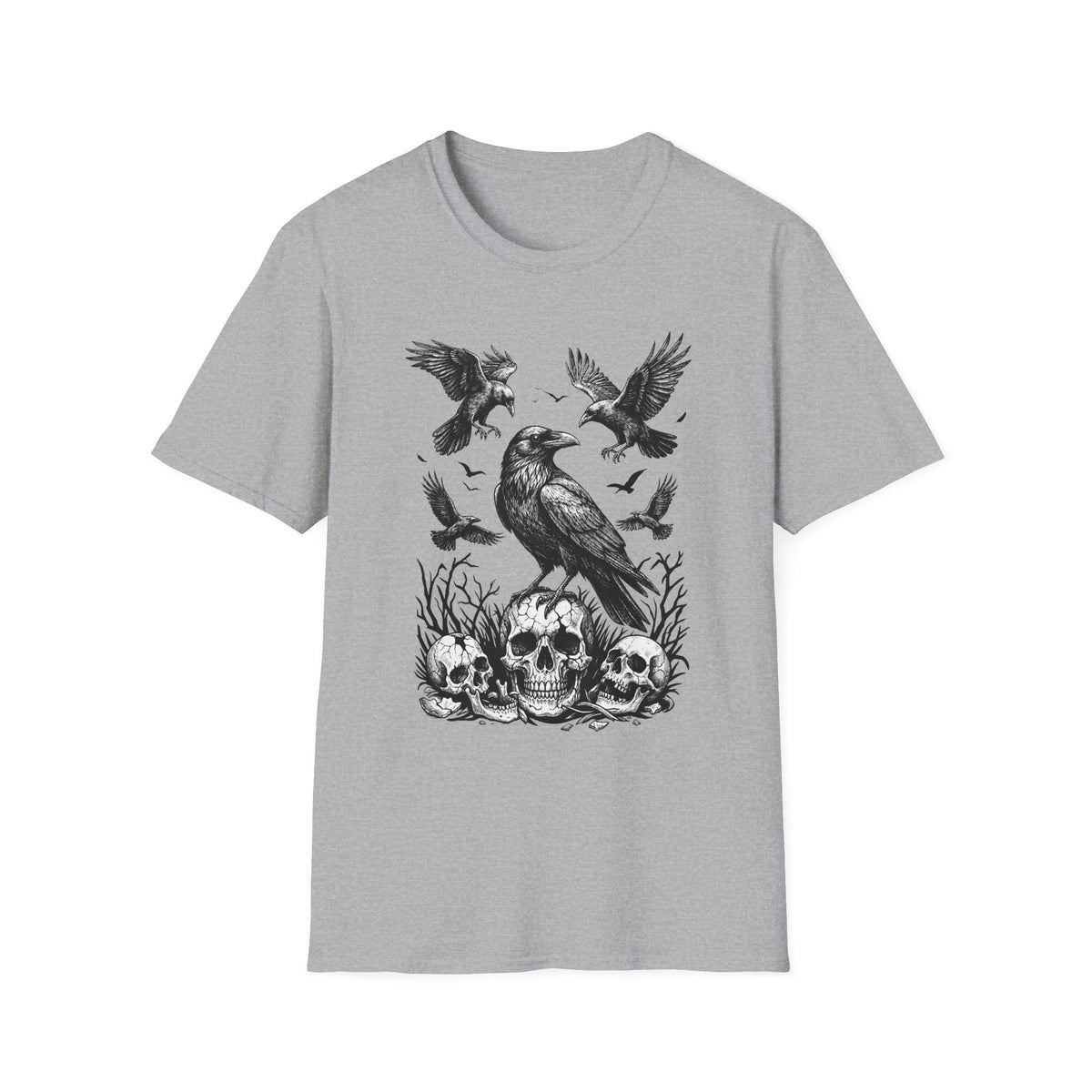 Murder of Crows - Gothic / Dark Fantasy Crow T-Shirt