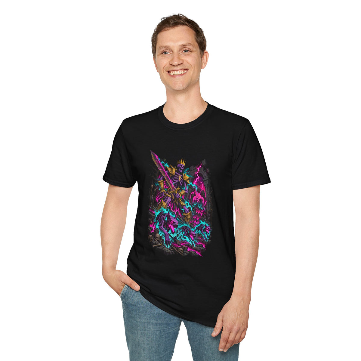 Skeleton Lich King | Final Boss | Gamer Shirt
